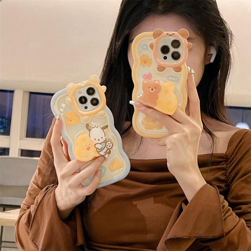GUPBOO - Étui pour iPhone11ProMax Créatif fromage ours chien dessin animé étui pour téléphone portable niche souple GUPBOO  - Accessoire Smartphone