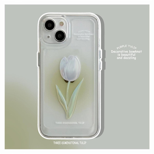 GUPBOO - Étui pour iPhone11ProMax étui pour téléphone portable simple tulipe dégradé pour femme GUPBOO  - Coque, étui smartphone