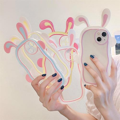 GUPBOO - Étui pour iPhone11ProMax Oreilles de lapin transparentes simples étui de téléphone portable créatif anti-chute doux GUPBOO  - Coque, étui smartphone