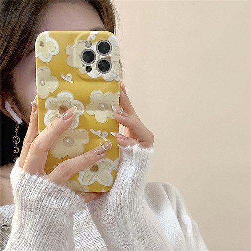 GUPBOO - Étui pour iPhone11ProMax peinture à l'huile pour femmes au début du printemps fleurs étui pour téléphone portable japonais et coréen GUPBOO  - Accessoire Smartphone