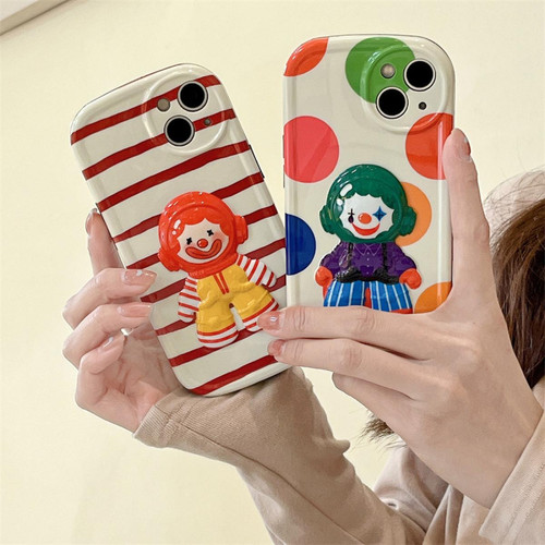GUPBOO - Étui pour iPhone11ProMax Version amusante de l'étui de téléphone portable amusant clown astronaute souple GUPBOO  - XGF
