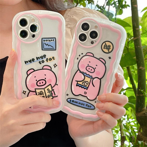 GUPBOO - Étui pour iPhone12 Love Snacks Pig Fun Coque de téléphone en silicone GUPBOO  - Accessoires et consommables