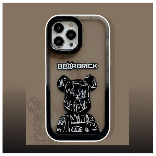 GUPBOO - Étui pour iPhone12 Tide Brand Violent Bear Cartoon Support de coque de téléphone en silicone GUPBOO  - XGF