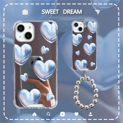 GUPBOO - Étui pour iPhone12ProMax Miroir amour créatif chaîne de perles de coquille de téléphone portable anti-chute GUPBOO  - XGF