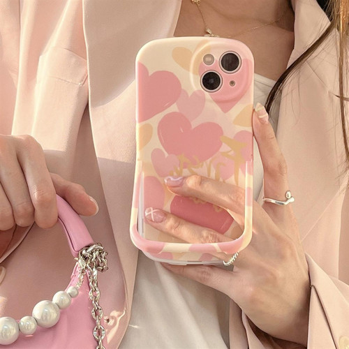 GUPBOO - Étui pour iPhone12ProMax Plein écran amour style coréen support de boîtier de téléphone portable silicone femelle GUPBOO  - Accessoire Smartphone