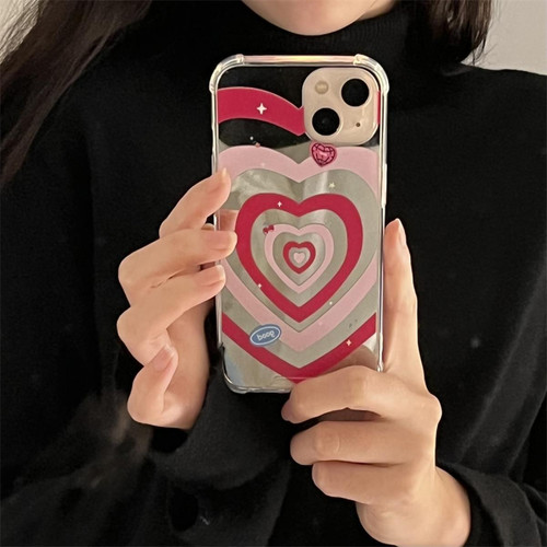 GUPBOO - Étui pour iPhone13 étui de téléphone miroir d'amour ondulé pour femmes GUPBOO  - Accessoire Smartphone