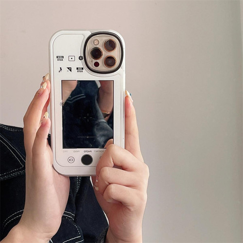 GUPBOO - Étui pour iPhone13 Personnalité caméra page créative étui pour téléphone portable miroir femme GUPBOO  - Accessoire Smartphone