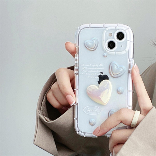 GUPBOO - Étui pour iPhone13Pro Silicone de cas de téléphone portable simple d'amour en trois dimensions GUPBOO  - Coque, étui smartphone