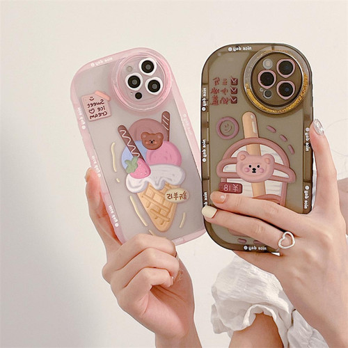 GUPBOO - Étui pour iPhone13ProMax Summer Xiaotong Ice Cream Coque de téléphone mignonne en silicone GUPBOO  - Coque, étui smartphone