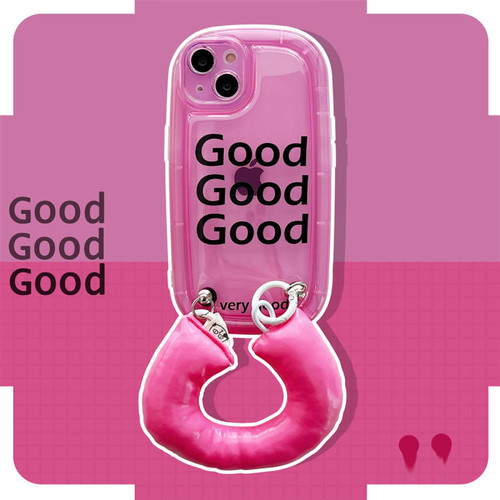 GUPBOO - Étui pour iPhoneXR Bracelet pour téléphone portable simple pour femme avec trois lignes de lettres anglaises GUPBOO  - Coque, étui smartphone