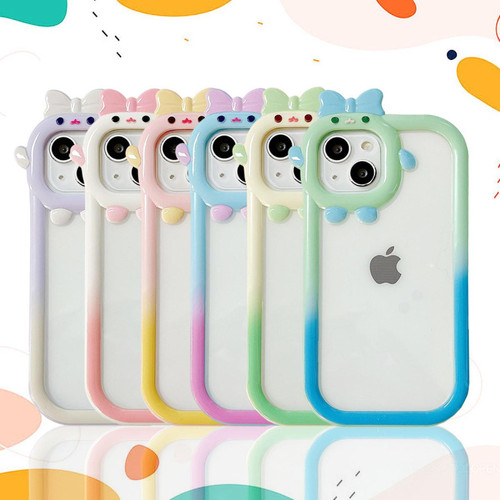 GUPBOO - Étui pour iPhoneXR Coque de téléphone simple à bordure dégradée en silicone transparent GUPBOO - Coque iphone 5, 5S Accessoires et consommables