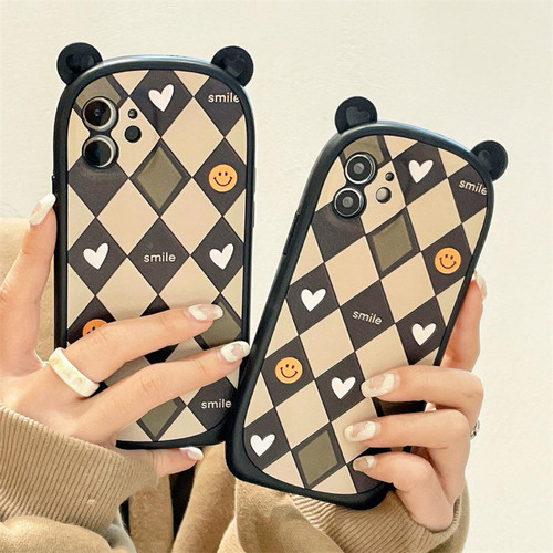 GUPBOO - Étui pour iPhoneXR Étui de téléphone Lingge Smiley de style japonais et coréen avec amour GUPBOO  - Coque, étui smartphone