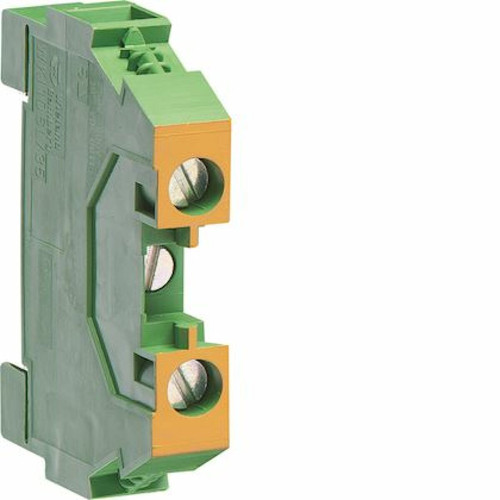 Hager - borne de terre - vert jaune - 10 mm2 - hager hager kxa10e Hager  - Autres équipements modulaires