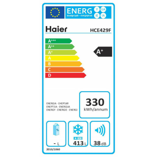Haier - Congélateur coffre HCE429F - Congélateur