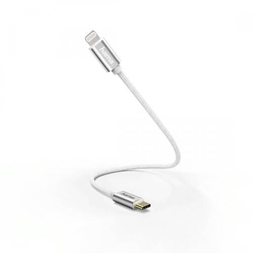 Hama - Câble de charge rapide/données, USB-C - Lightning, 0,2 m, blanc Hama  - Hama