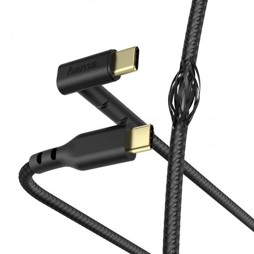 Hama - Câble de charge/données "Stand", USB-C - USB-C, 1,5 m, noir Hama  - ASD