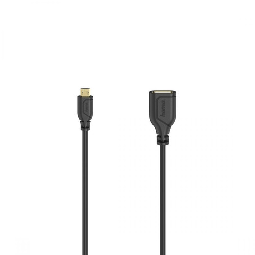 Hama - Câble micro-USB OTG Flexi-Slim, USB 2.0, 480 Mbit/s, 0, 15 m - Cable otg