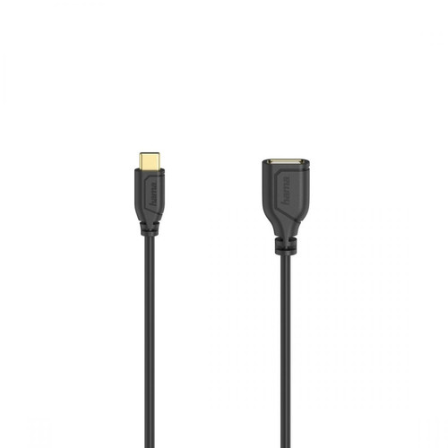 Hama - Câble USB-C OTG "Flexi-Slim", USB 2.0, 480 Mbit/s, noir, 0, 15 m - Cable otg