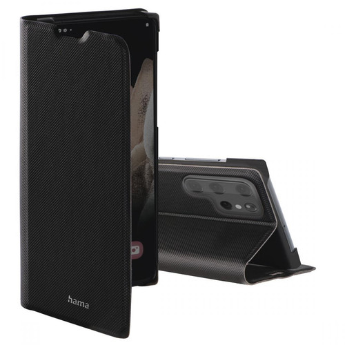 Hama - Etui portefeuille "Slim Pro" pour Samsung Galaxy S22 Ultra 5G, noir Hama  - Marchand Zoomici