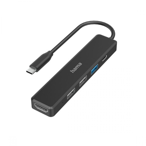 Hama - Hub USB-C, multiport, 5 ports, 3 USB-A, USB-C, HDMI Hama - Hub thunderbolt