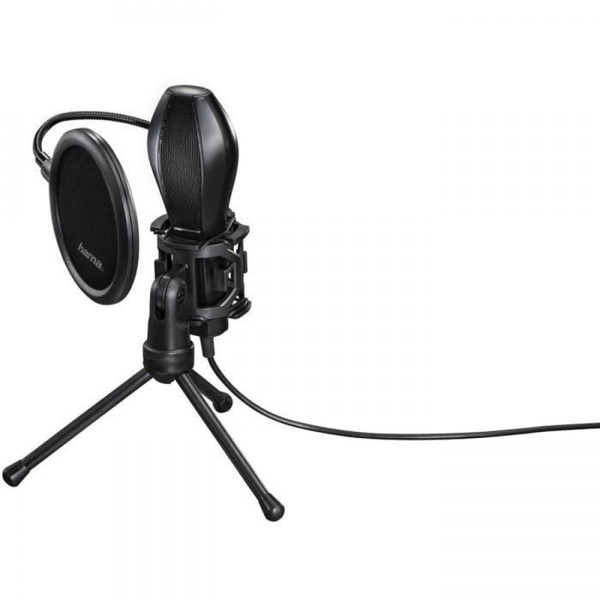 Microphone PC Hama Microphone Streaming + Mini-Trépied - HAMA - MIC-USB Stream - PC et PC Portable - USB (00139907)