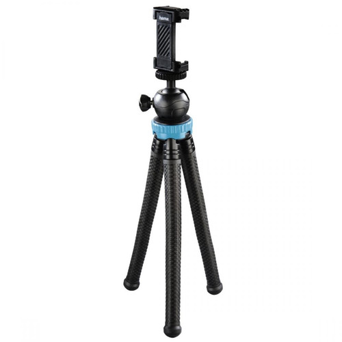 Hama - Trépied "FlexPro" pour smartphone, GoPro et appareils photo, 27cm,bleu Hama  - Fixation hamax