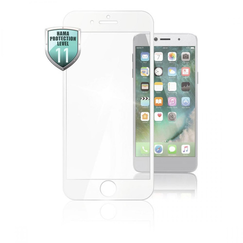 Hama - Verre de protection Full-Screen 3D pour Apple iPhone 6/6s/7/8, blanc Hama  - Hama