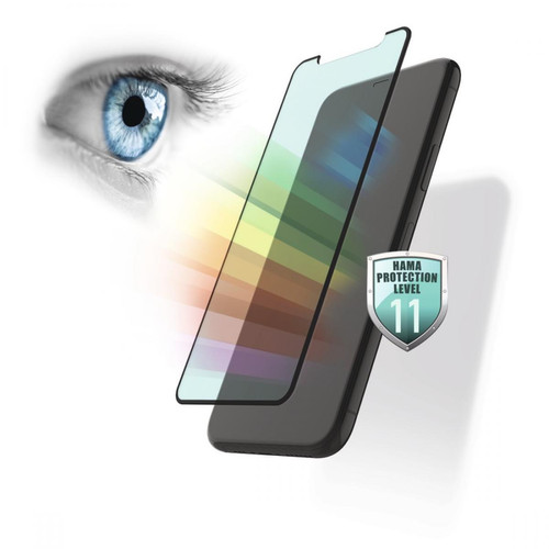 Protection écran smartphone Hama Verre protection Full-Screen 3D "Anti-Bluelight+antibact . " pour Galaxy S21 (5G)