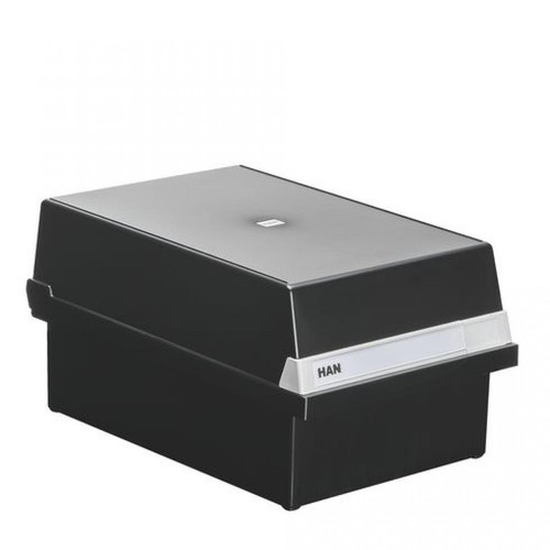 Han - Boîte à fiches noire pour fiches 148 x 210 mm Han  - Mobilier de bureau
