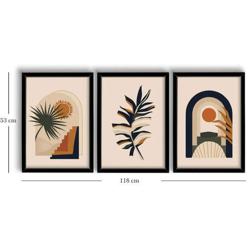 Hanah Home Tableau décoratif Frame 3 Pieces.