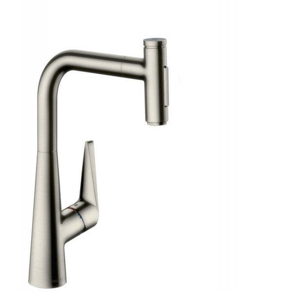 Mitigeur douche Hansgrohe Hansgrohe - Mitigeur cuisine 300 Talis Select M51 avec douchette extractible 2 jets sBox finition Stainless Steel Finish