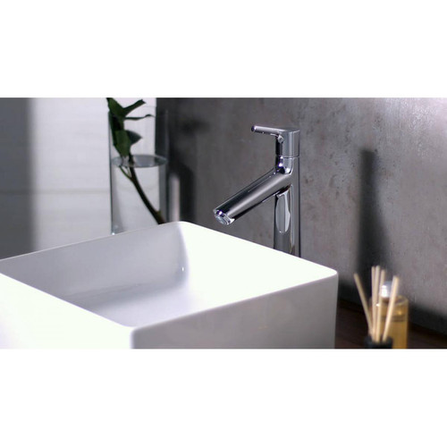 Mitigeur douche Hansgrohe - Mitigeur de lavabo Talis S 190 avec tirette et vidage chromé