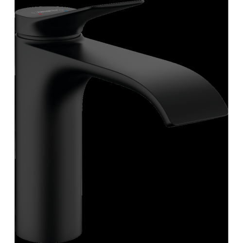 Hansgrohe - Mitigeur de lavabo HANSGROHE Vivenis  avec tirette et vidage noir mat - 75020670 - Accessoires de salle de bain