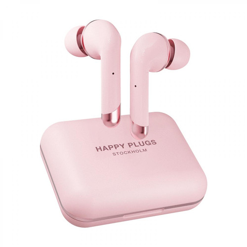 Ecouteurs intra-auriculaires Happy Plugs Happy plugs in ear air 1 plus pink gold