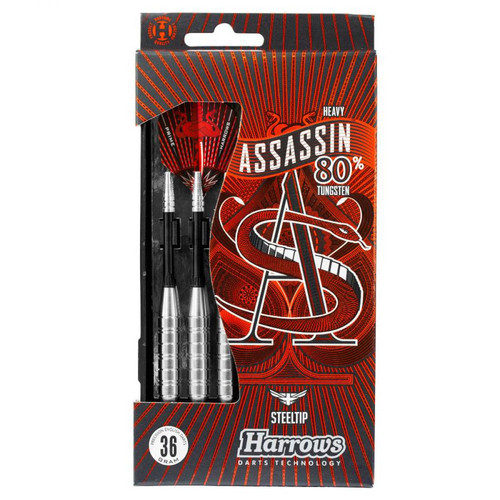 Harrows - Fléchettes HARROWS Assassin HEAVY 80% Tungstene pointe acier (Plusieurs modèles) 29GK Harrows  - Harrows