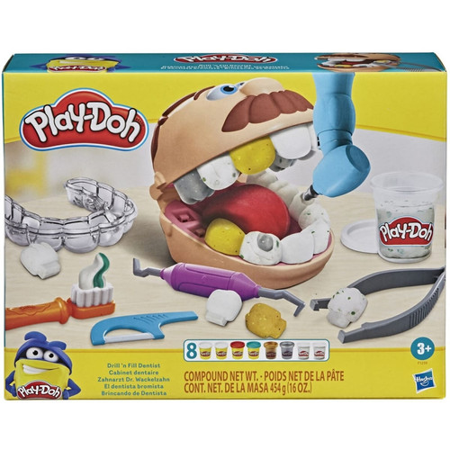 Hasbro - Play-Doh Cabinet dentaire Hasbro  - Kit d'expériences