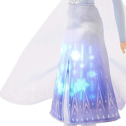 Films et séries Disney La Reine des Neiges 2 - Poupee Princesse Disney Elsa Robe Lumineuse - 27 cm