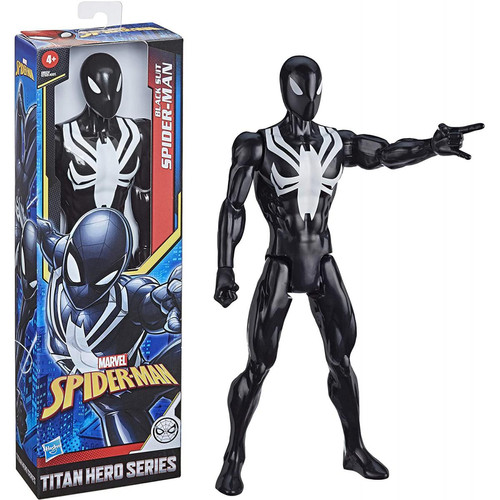 Hasbro - Figurine SPD Titan Black Suit Spider Man - Hasbro