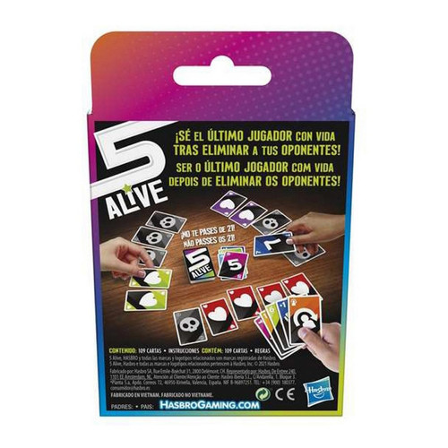 Hasbro - Jeux de cartes Hasbro Five Alive (109 pcs) Hasbro  - Calendrier de l'avent jeux Jeux & Jouets