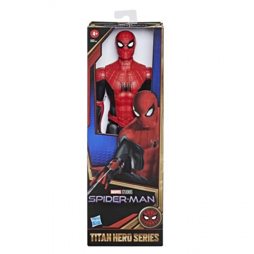 Hasbro - Marvel Spider-Man Titan Hero Series Spider-Man en costume rouge et noir - Hasbro