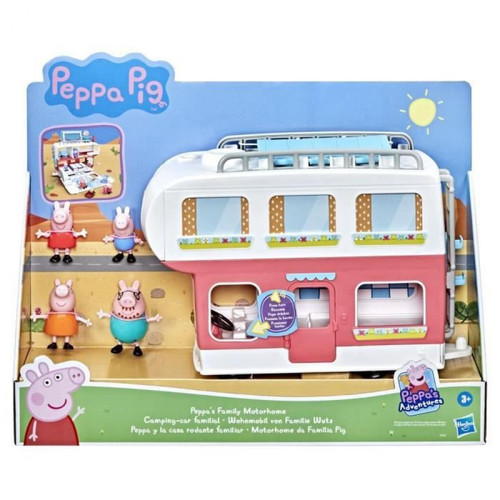 Hasbro PEPPA PIG - Peppa's Adventures - Camping-car familial - Jouet pour enfants - des 3 ans