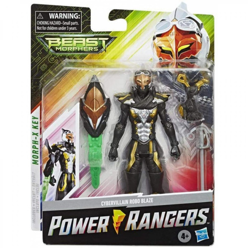 Hasbro - Power Rangers Beast Morphers Figurine Cybervillain Robo Blaze - 15 cm - Rangers