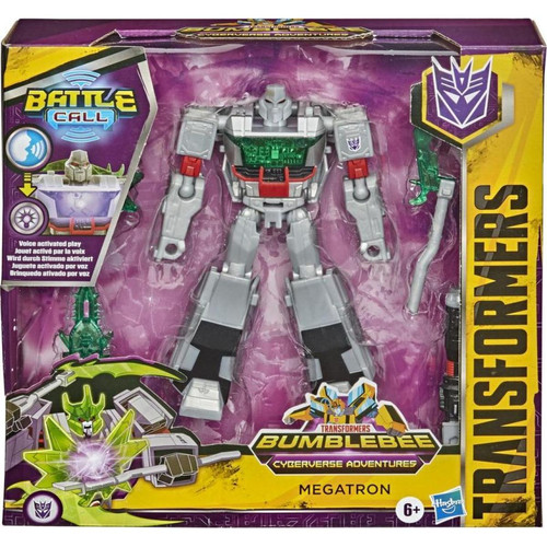 Hasbro - Transformers Cyberverse - Battle Call Trooper - Megatron (E8378) Hasbro  - Bonnes affaires Décoration