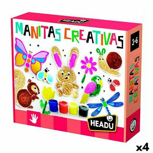 HEADU - Jouet Educatif HEADU HANDMADE CREATIONS (4 Unités) HEADU  - Jeux de société