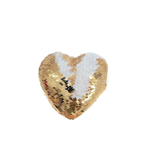 Heart Of The Home - Décoration pour sapin de Noël en sequin Coeur - Doré Heart Of The Home  - Heart Of The Home