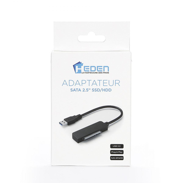 Câble antenne Heden 3Adaptateur HDD/SSD 2.5'' HEDEN USB3.0 - SATA Noir