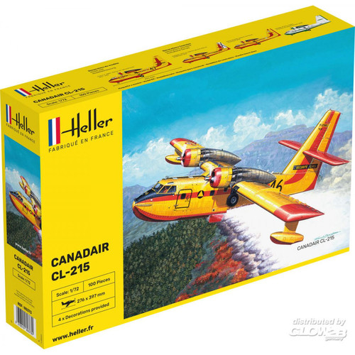 Heller - Heller Canadair CL-215 Starter Kit (peinture incluse) Heller  - Jeux & Jouets