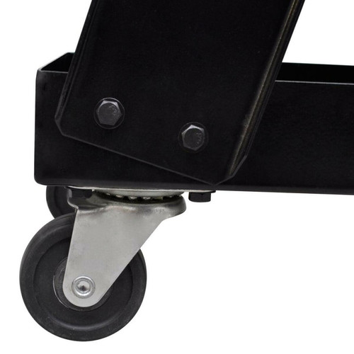 Postes à souder à l'arc Chariot pour poste de soudure avec 3 étagères noir outils garage atelier bricolage 3402079