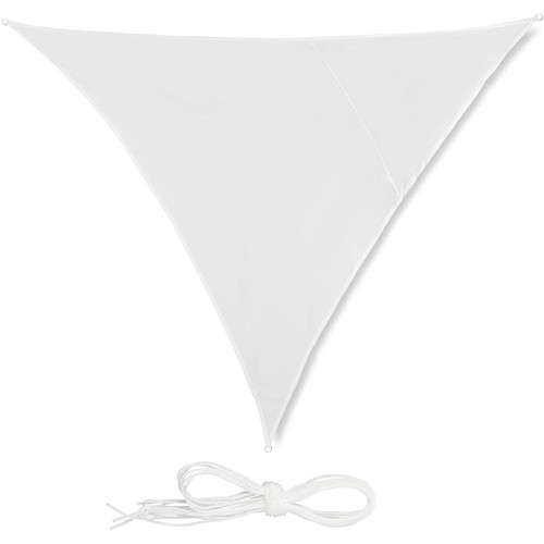 Helloshop26 - Voile d'ombrage triangle 3 x 3 x 3 m blanc 13_0002938 Helloshop26  - Voile triangle