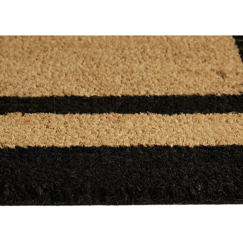 Helloshop26 Paillasson tapis de sol porte d’entrée essuie-pieds long fibres de coco tapis 13_0001876